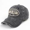 Unisex Washed Cotton Baseball Cap Letter Embroidered Vintage Snapback Hat Men And Women Streetwear Outdoor Sports Hats