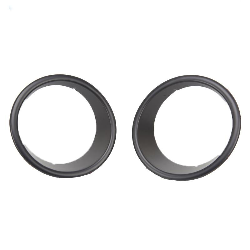 Car Front Headlight Trim Cover ABS Head Lights Lamps Frame Decorative Ring Trim for Jeep Wrangler JK 2007-2017