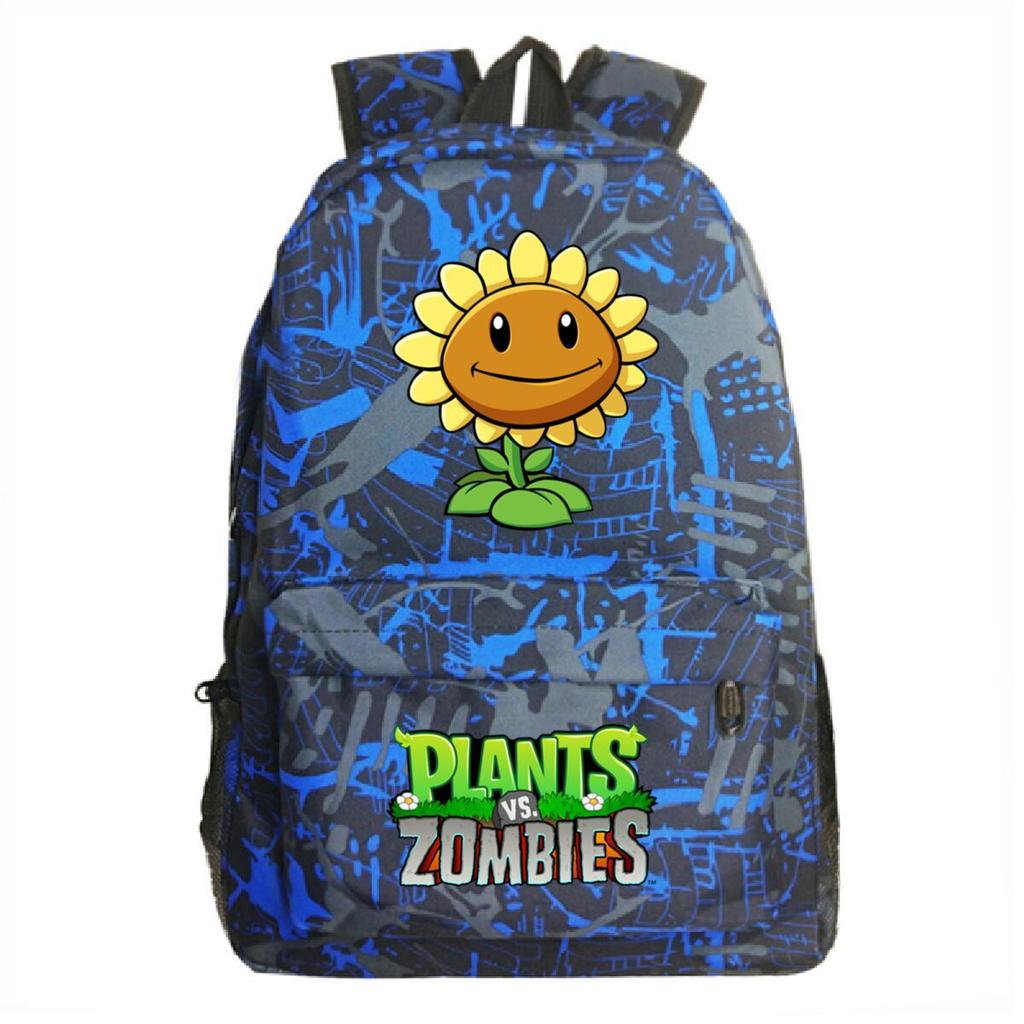 Game Merchandise Plants Vs. Zombies School Bag Casual Simple Backpack