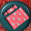 100Pcs/lot Christmas Printed Handmade Nougat Candy Packaging Oil Papers Milk Taffy Wrapper Xmas New Year Party Gift Decor