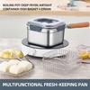 VOFUN-Frying Pan Outdoor Food Storage Box Portable Deep Fryer Steamer Gas Electric Cooking Pot Kitchen Utensils