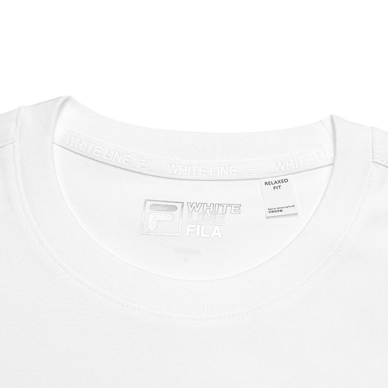 FILA White Versatile Simple Casual Short Sleeve T-Shirt Men Tops F11M533117F-WT