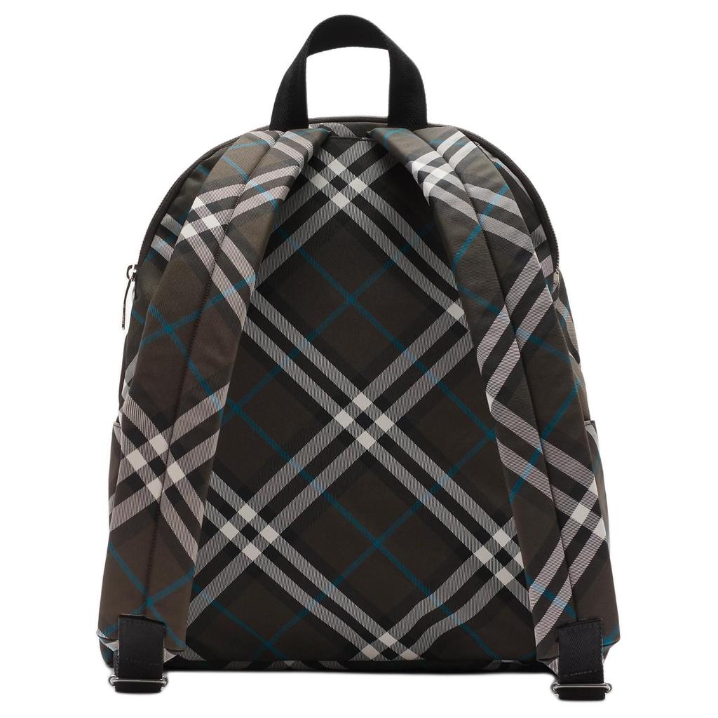 Burberry Polyester Backpack Men's Gray 81022381