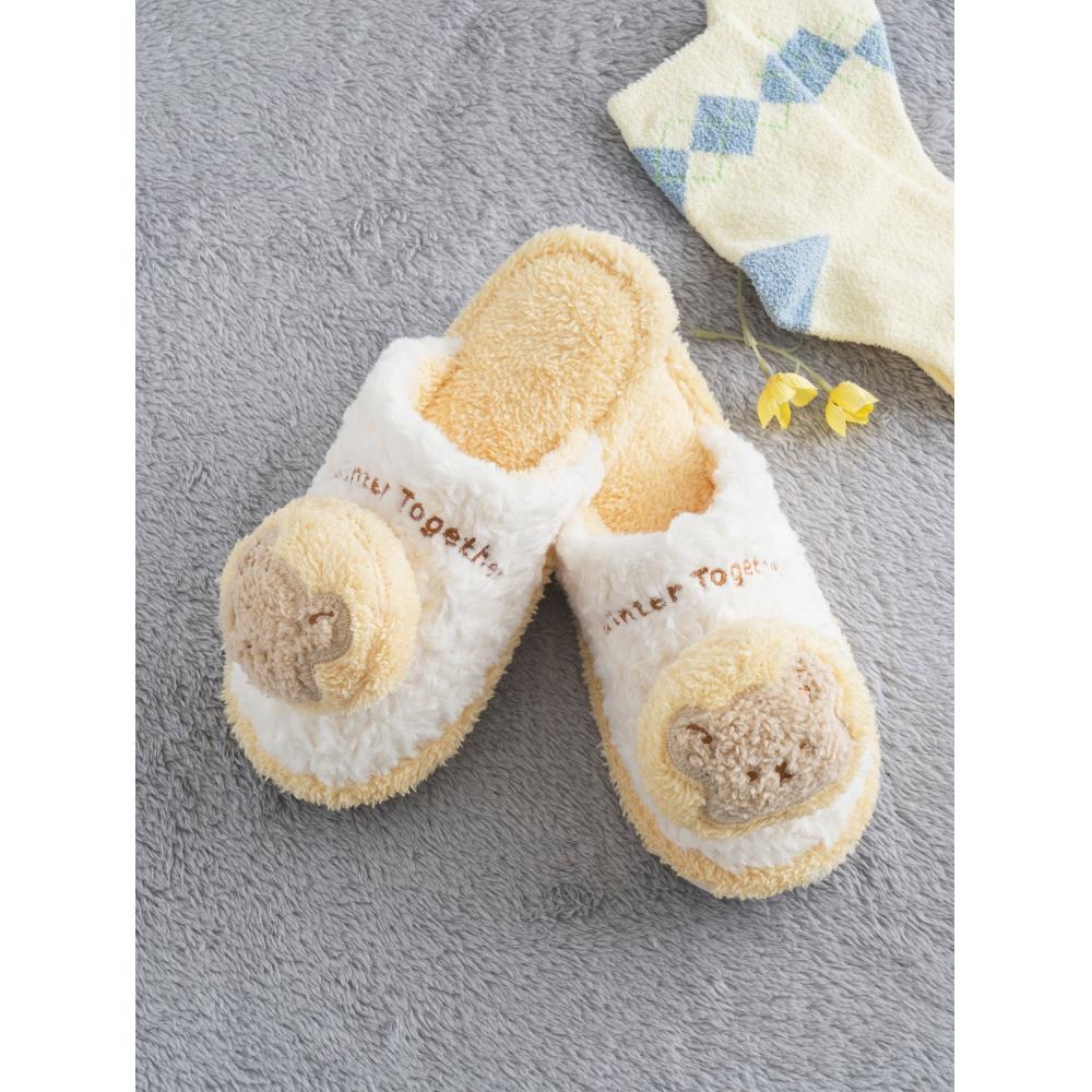 

Вышитые туфли для гостиной Daiso с куклами 220 240 мм желтые