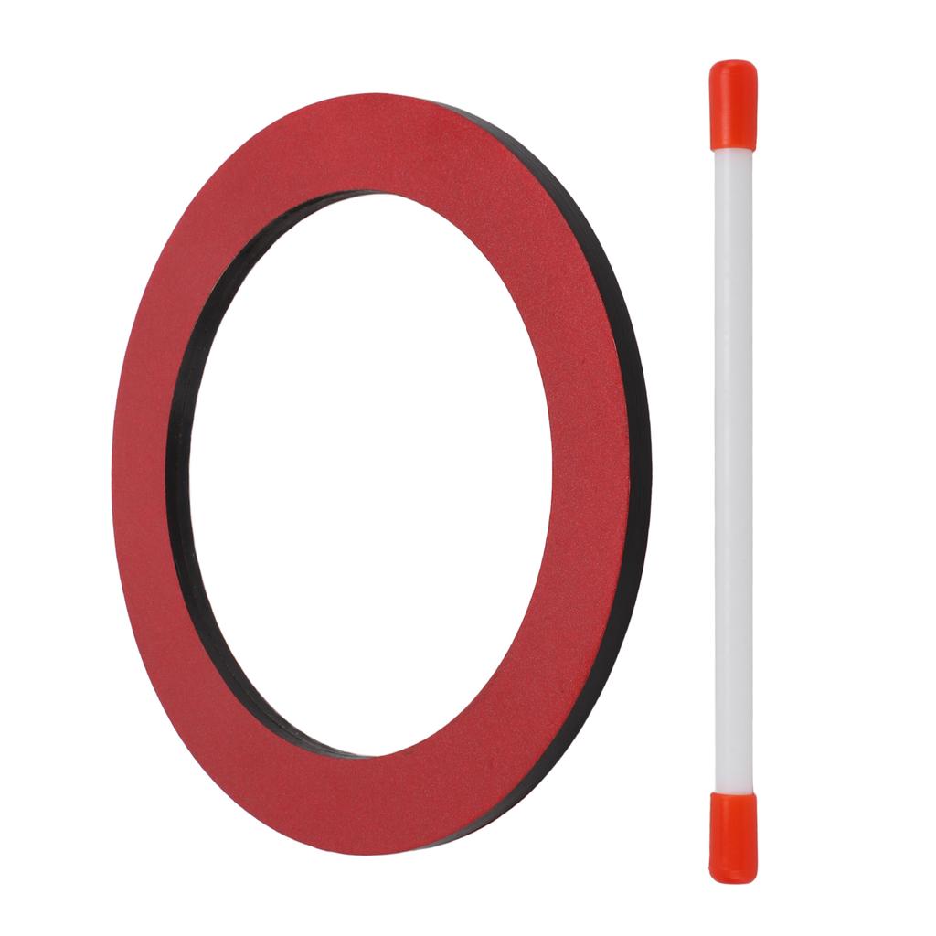 Hand Drum Compressed Board Resin Skin Red Children Enlightenment Percussion InstrumentRound Drum