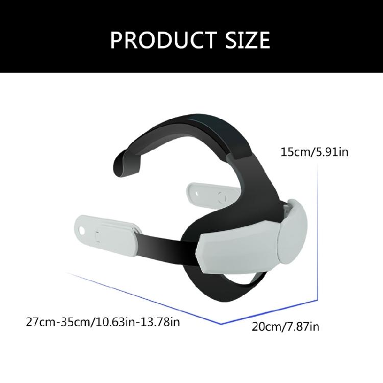 Head Straps for 3S VR Adjustable Replacement Straps Headband Enhances Support and Reduce Head Pressure