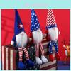 Creative Independence Day Gnome Doll Figurine With Patriotic Hat And Legs For Festive Decor