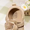 Infant Girls' Non-Slip Closed Toe Sandals (0-1 Year) with Soft Sole & Velcro