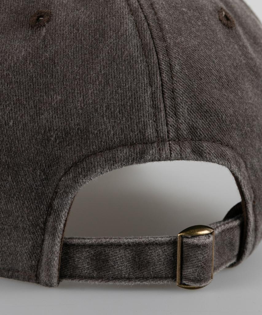 Wig Smile Stonewashed Ball Cap - Brown