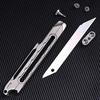 Upgrade Art Telescopic Utility Knife Titanium Alloy Handle Bottle Opener Paper Cutter Pocket Tools GIFT 10PCS Replaceable Blade