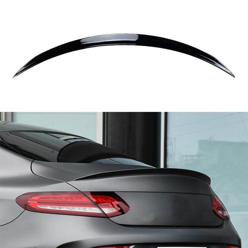 Rear Spoiler For Mercedes-Benz C-Class Coupe C205 C200 C260 AMG 2015-2021 Rear Wing Trunk Spoiler Decklid Lid Trim Splitter Lip
