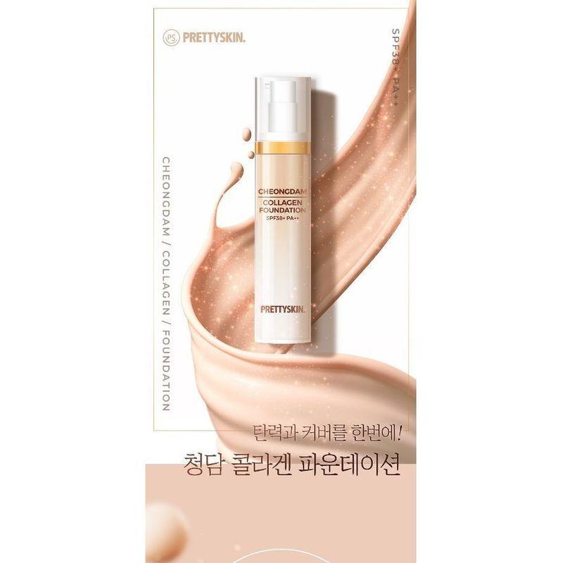 Schöne Haut - Cheongdam Kollagen Foundation - 3 Farben