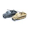 1:72 4D Plastic Puzzle Assemble SD.KFZ.7/2 panzer Tank Model World War II Model Assembling Military Playthings Designed For Children Gifts