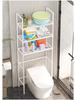 Bathroom & Kitchen Floor-Standing Punch-Free Toilet Storage Rack
