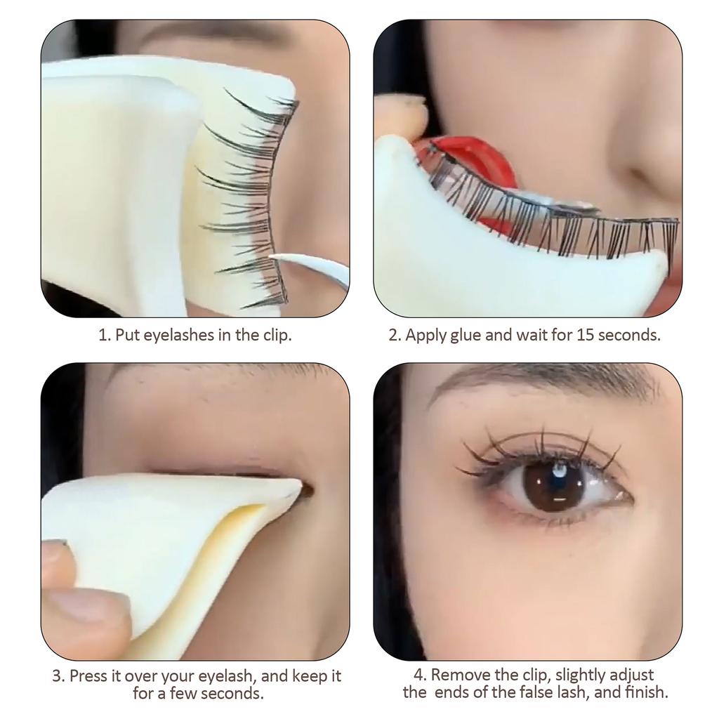 Eyelash Applicator Tool for Wearing Eyelashes Eyelash Tweezers False Lashes Applicator Eye Makeup