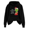 Women's Fashionable Casual Long-Sleeved Hooded Printed Sweatshirt