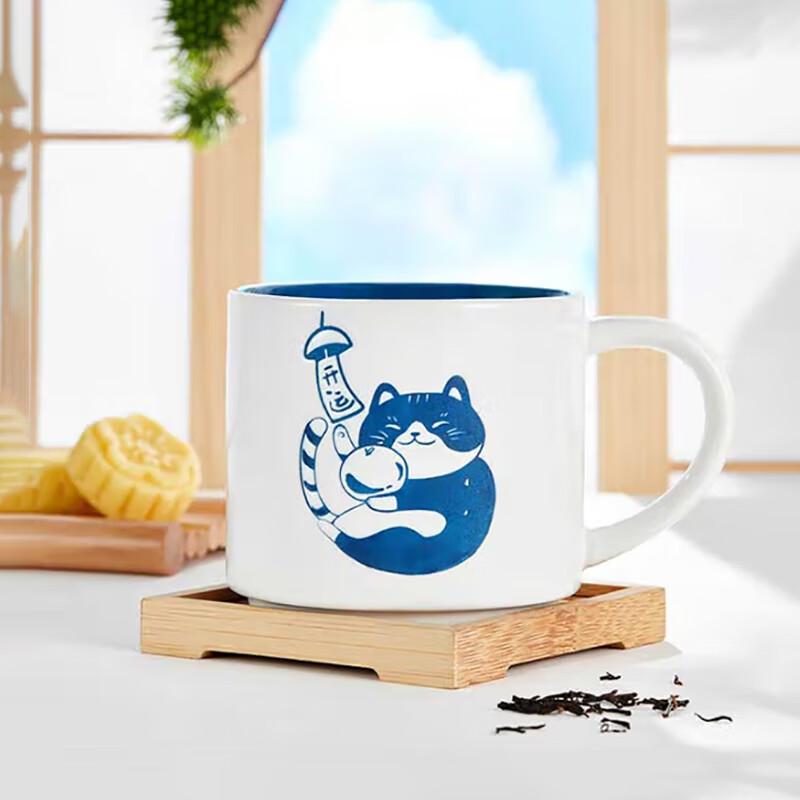 JINGREPUBLIC Lucky Cat Ceramic Mug