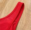 Evropsko-americké sexy bikiny s vysokým pasem s bandáží - Dámské jednodílné plavky ZY051