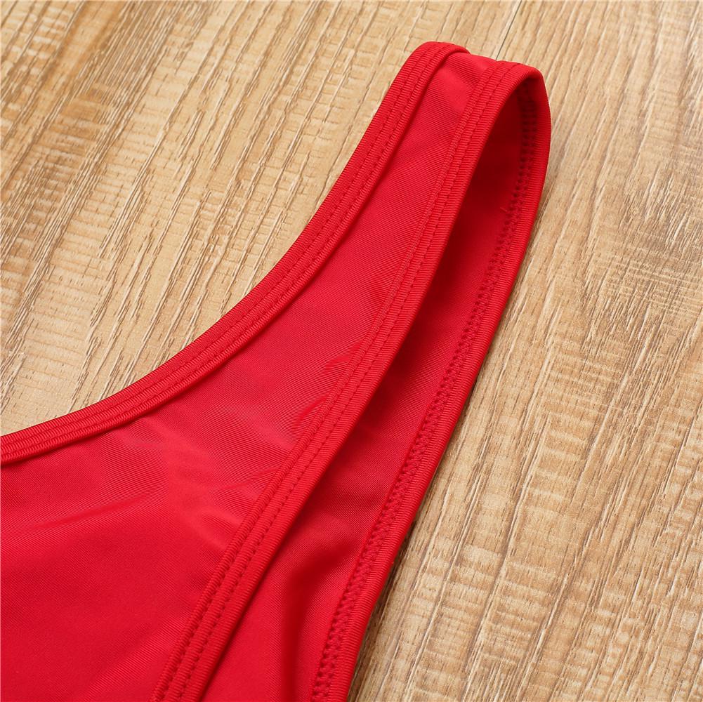 Evropsko-americké sexy bikiny s vysokým pasem s bandáží - Dámské jednodílné plavky ZY051