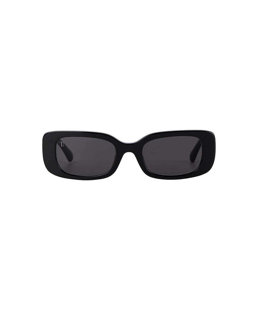 Teulimingbeodeu Classic Rectangle Sunglasses [ Black ]