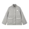 ELLE KIDS Girls' Quilted Windproof Stand-Collar Cotton Jacket