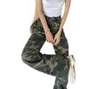 Mopping Casual Camouflage Jeans Women's American Sweet and Spicy Design Sense High Waist Straight Wide Leg Overalls Children