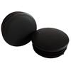 Internal Cap for Pipe Profile, 80 Diameter, 10 PCS, BLACK