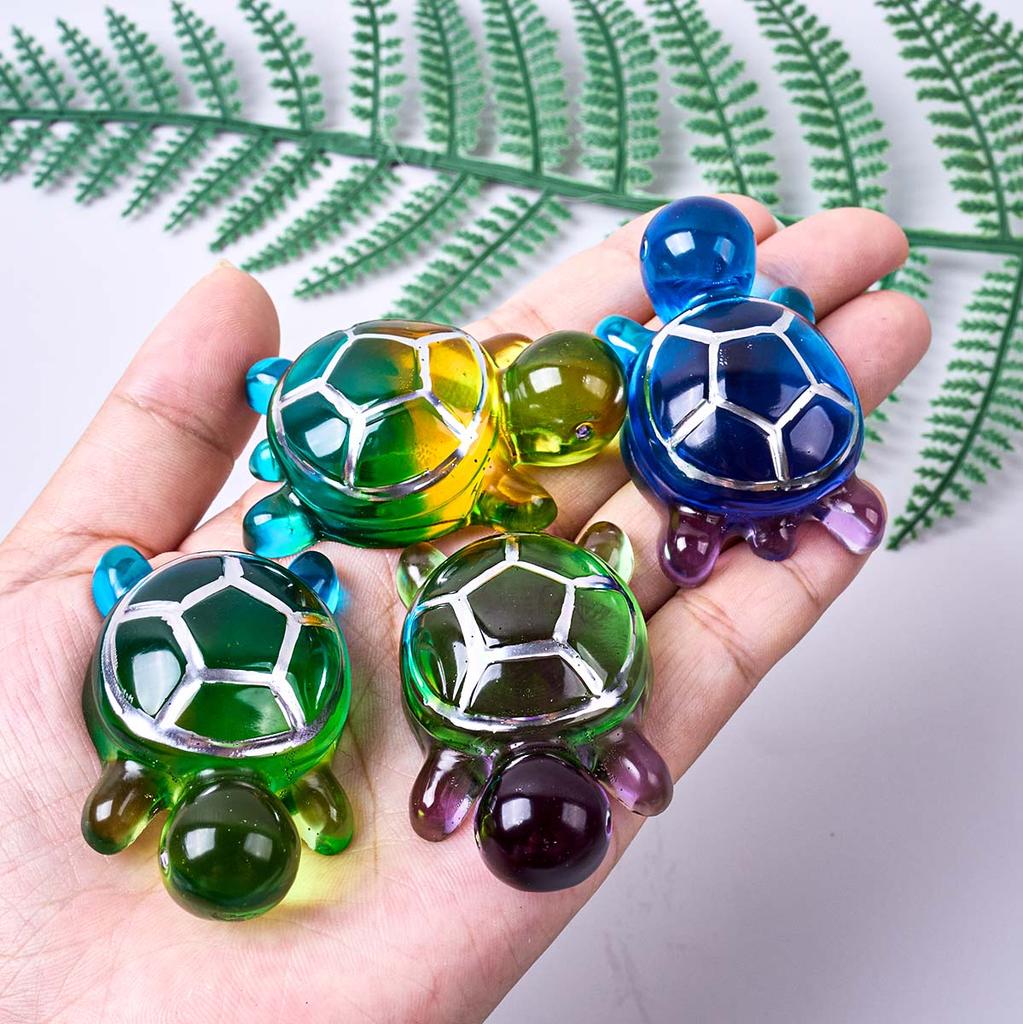 Simulation Schildkröte Silikonform DIY Handgemachte Tierornamente UV Epoxidharz Gips Gussformen Heimdekor Handwerk Geschenke