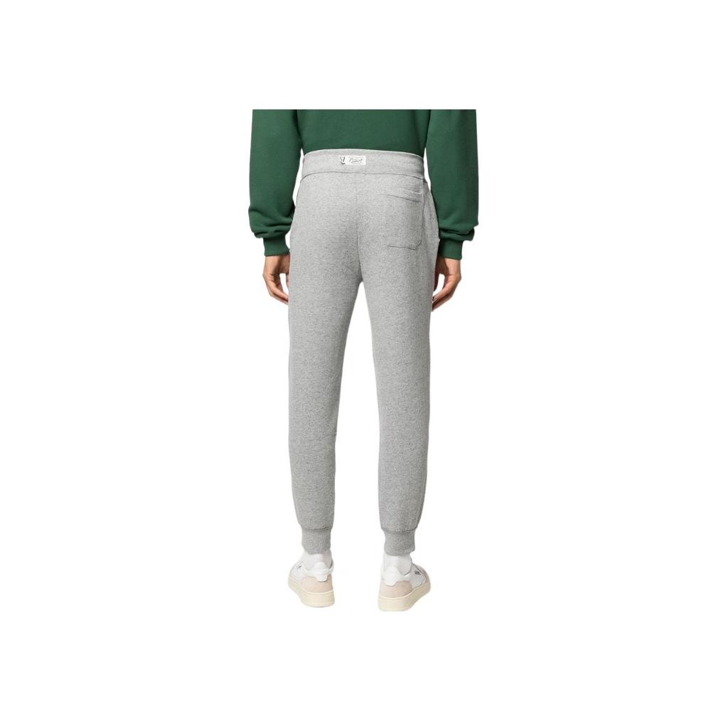 Polo Ralph Lauren FW22 Logo Print Lace-Up Knit Joggers Men Joggers Gray 710878607-003