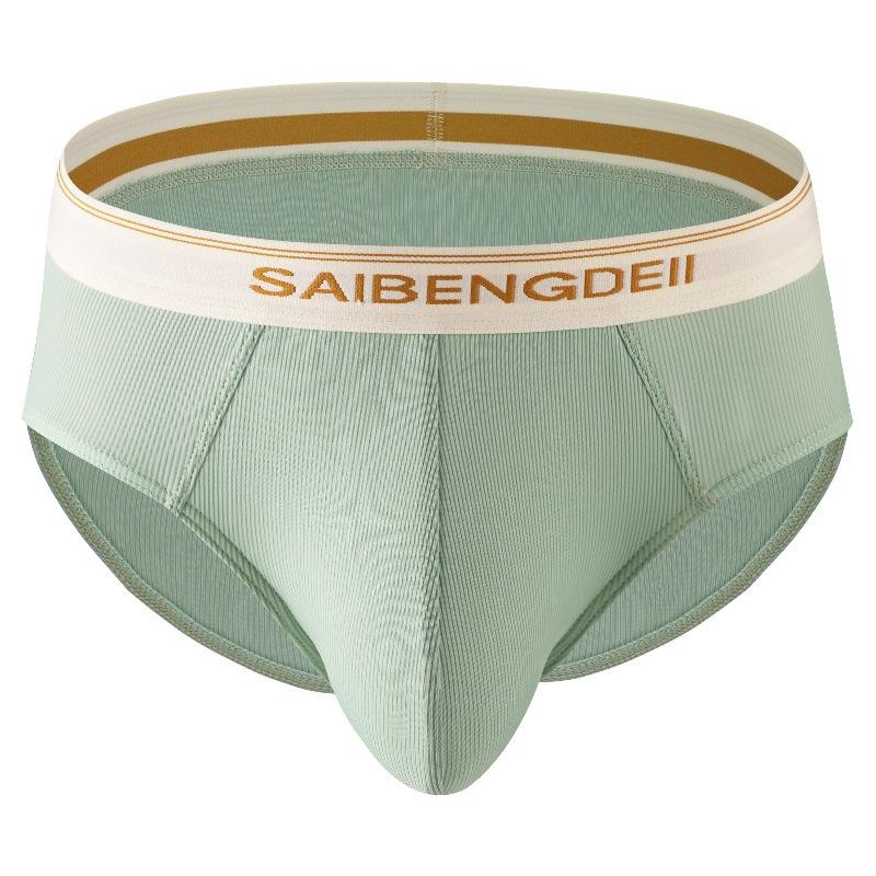 Men's Thin Breathable Sexy Triangle Underwear Men's Solid Color Simple Shorts