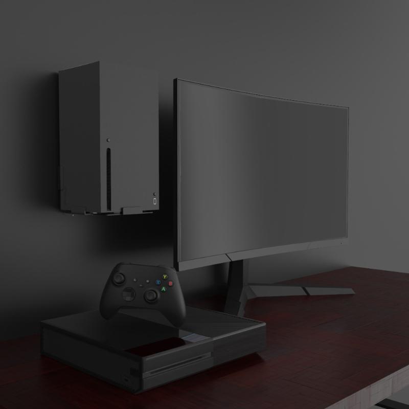 Anti-Scratch Game Rack for Series X Console Wall Mount Includes Dry Wall Screws Anchors Wall Holder