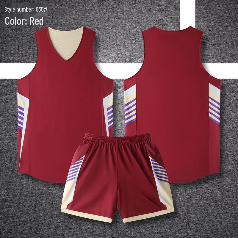 

Сетчатая двусторонняя баскетбольная майка для взрослых и детей - Быстросохнущая, дышащая, американского стиля, с принтом, соревновательный комплект King of the Road M