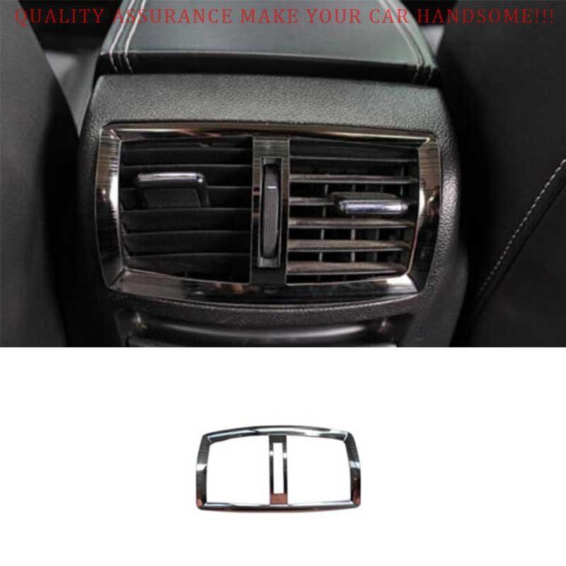 For Buick Regal 2009-2017 Black Steel Rear AC Air Outlet Vent Cover Trim 1PCS