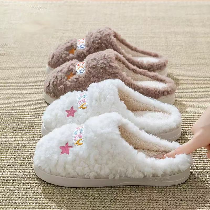 Kältefeste niedliche Baumwollpantoffeln Damen Winter Zuhause rutschfest Indoor Paar Herren Zuhause Frühling Explosion Outdoor