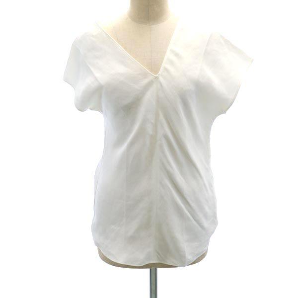 Unused HELMUT LANG Linen Blend No Sleeve V Neck Cut S White System Women Used