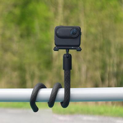 Action Camera Mount with 1/4inch Screw Hole for DJI Pocket 3 Hole Phone Clamp Neck Holder for iPhone Selfie Stick Monopod Tripod