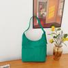 Large Capacity Tote Bag Women's Canvas Bag Solid Color Shoulder Crossbody Bag