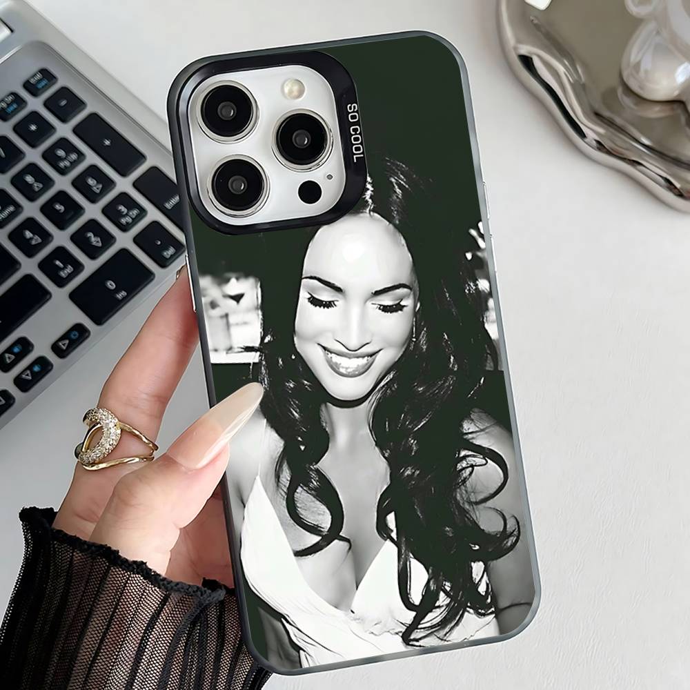 Jennifers Body Megan Fox Phone Case For iPhone 17,16,15,14,13,12,11,Pro,XS,Max,Plus,Mini,SE4,E Black Matte Shockproof Cover