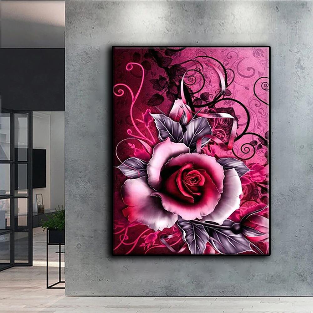 Diamond Painting Flowers Diamond Mosaic Craft Diamond Embroidery Painting
