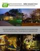Underwater RGB Solar Garden Light for Pool, Lawn, Rockery, and Courtyard