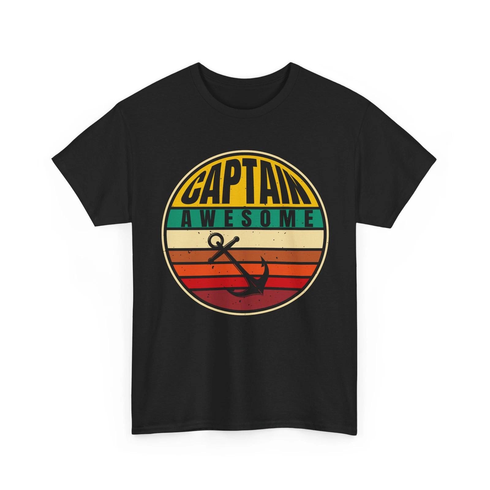 Captain of the BoaT shirt, Captain Awesome Boating Sailing Lovers Shirt L