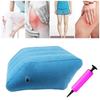 Inflatable Foot Rest Pillow Leg Knee Support Cushion Wedge Pillow for Office Home Travel Use