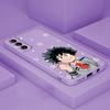 Anime My Hero Academia Case for Samsung Galaxy S8 Note 20 Ultra 5G S9 S21 S10 Plus S20 FE S22 Ultra Matte Liquid Silicone Funda