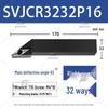 93° CNC External Turning Tool Holder SVJCR/L1212H11/1616H16