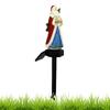 Outdoor Solar Christmas Lights Stake Santa Claus Decorations Pathway Lights Christmas Garden Landscape Decoration Lights