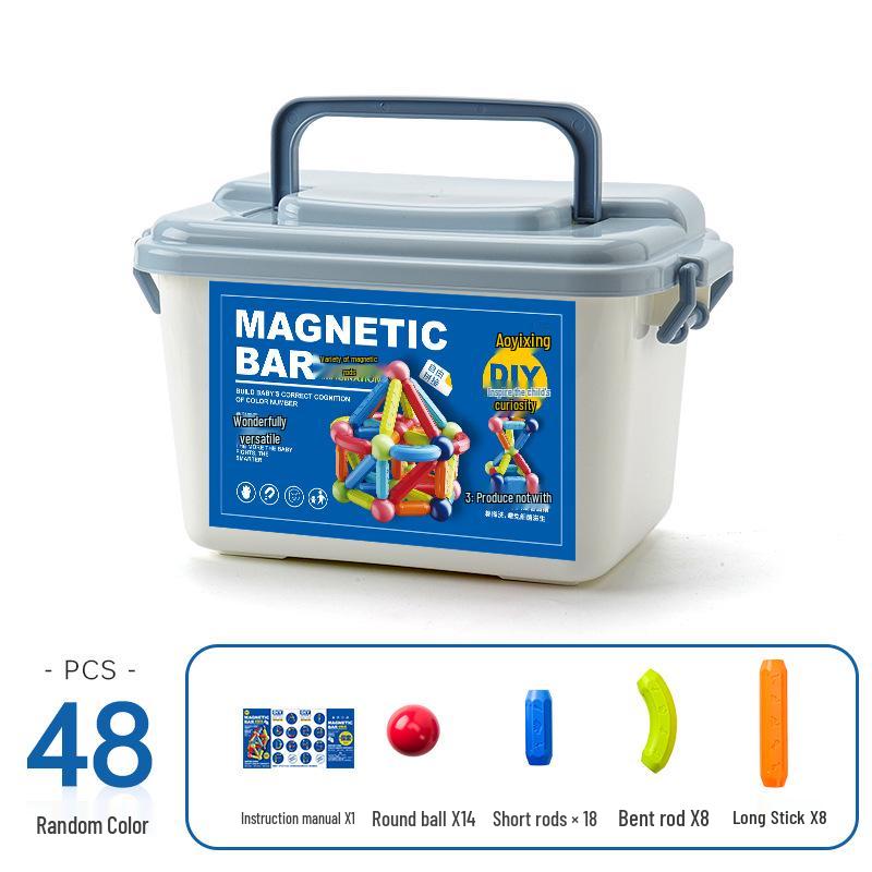 Children's Magnetic Stick Set: Creative DIY Educational Building Blocks