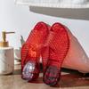 Women's Summer Crystal Wedge Slippers - Non-slip, Odor-proof, Thick Sole Transparent Sandals for Outdoor Wear