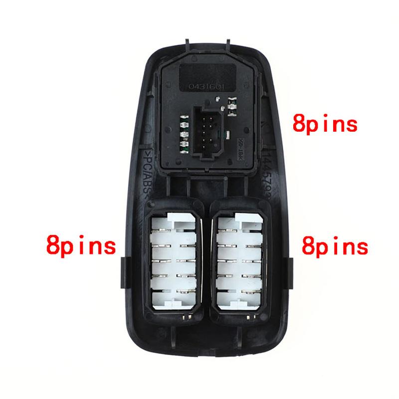 Car Accessories for Scania Front Left Electric Window Control Switch Glass Lifter Button Replace Regulator Auto Parts 1445793