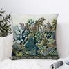 Aubusson Tapestry French Pillow Case Sofa Decorative Home Double-Sided Print Plush Square Throw Pillow Covers Cushion Decor