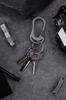 Titanium Carabiner Keychain - EDC Compatible Key Ring Model OLM01 (Gunmetal Gray)